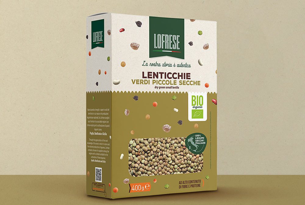 Small green lentils bio